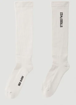 Logo Intarsia Socks