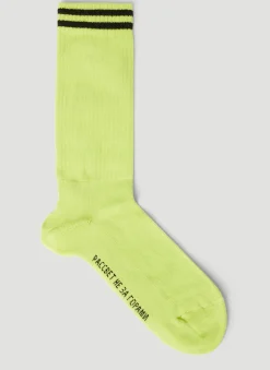 Logo Intarsia Socks