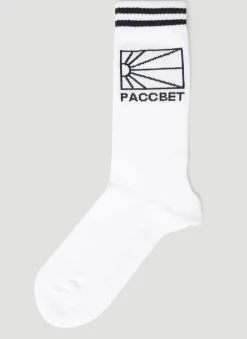 Logo Intarsia Socks