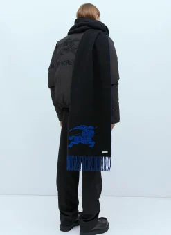 Logo Jacquard Cashmere Scarf
