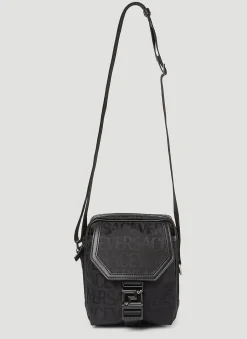 Logo Jacquard Crossbody Bag