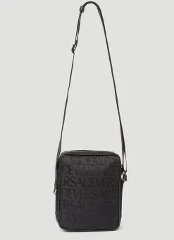 Logo Jacquard Crossbody Bag