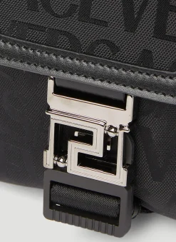 Logo Jacquard Crossbody Bag