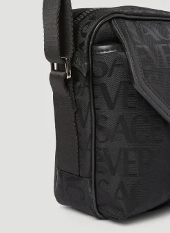 Logo Jacquard Crossbody Bag