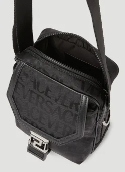 Logo Jacquard Crossbody Bag