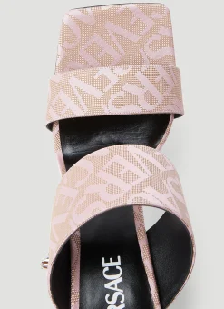 Logo Jacquard Mule Sandals