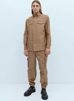 Logo Jacquard Overshirt