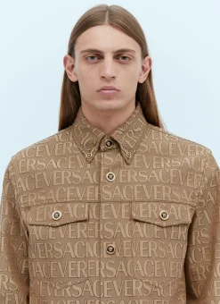 Logo Jacquard Overshirt