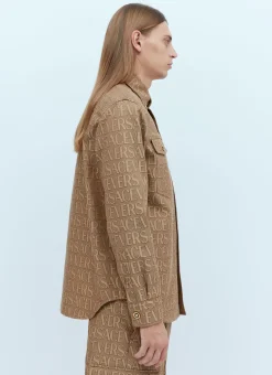 Logo Jacquard Overshirt