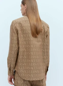 Logo Jacquard Overshirt