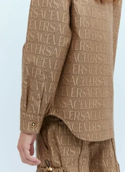 Logo Jacquard Overshirt