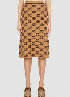 Logo Jacquard Skirt