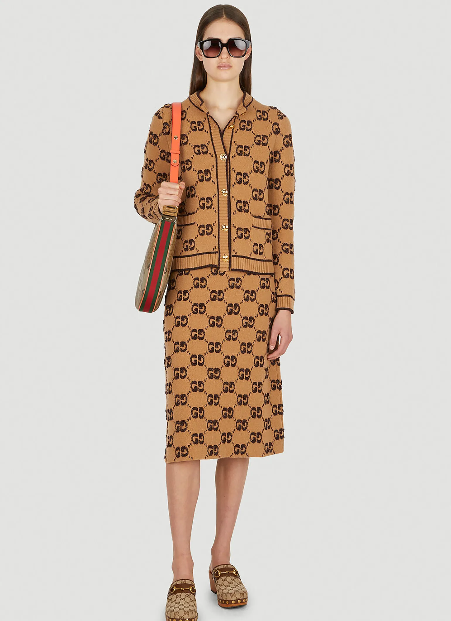 Logo Jacquard Skirt
