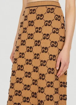 Logo Jacquard Skirt