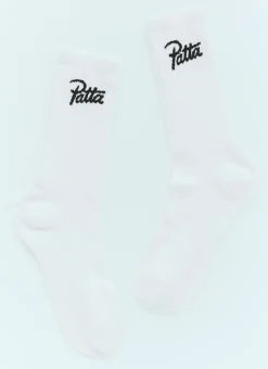 Logo Jacquard Socks