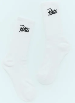 Logo Jacquard Socks