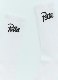 Logo Jacquard Socks