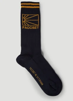 Logo Jacquard Socks