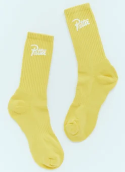 Logo Jacquard Socks