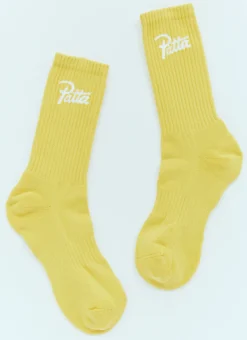 Logo Jacquard Socks