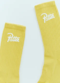 Logo Jacquard Socks