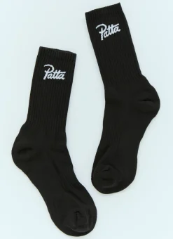 Logo Jacquard Socks