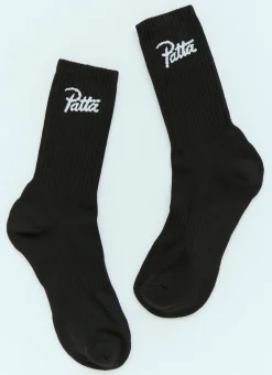 Logo Jacquard Socks