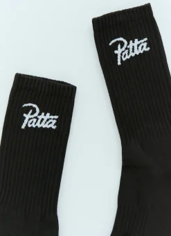 Logo Jacquard Socks