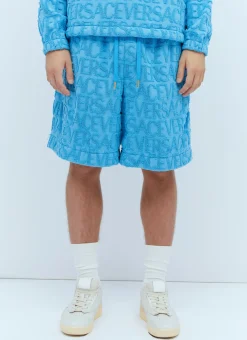 Logo Jacquard Towel Shorts