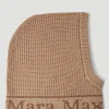 Logo Jacquard Wool Balaclava