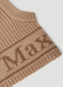 Logo Jacquard Wool Balaclava