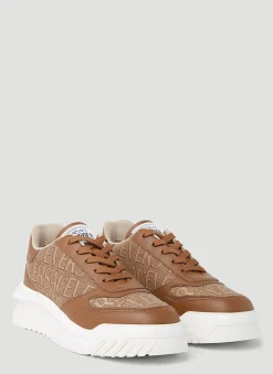 Logo Lace Up Sneakers
