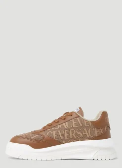 Logo Lace Up Sneakers