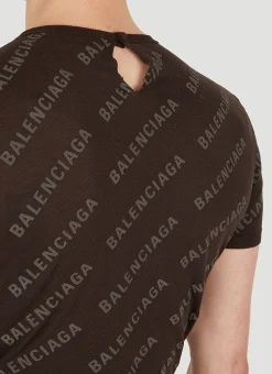 Logo Motif Cropped Top
