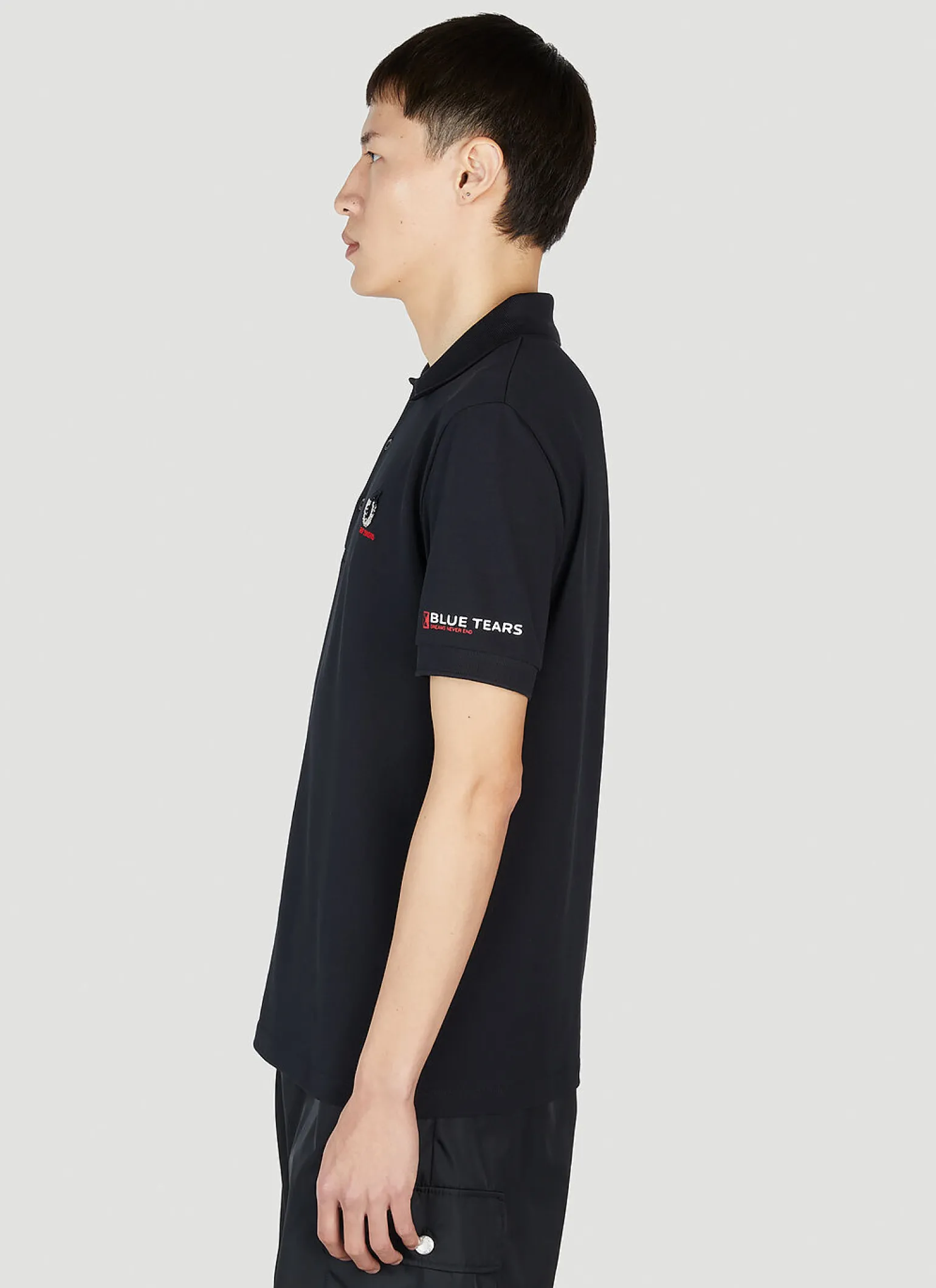 Logo Motif Polo Top