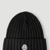 Logo Patch Beanie Hat