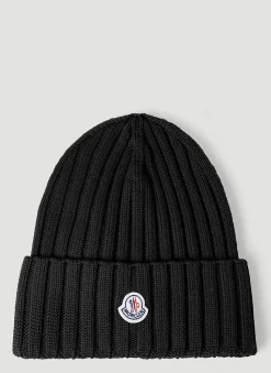 Logo Patch Beanie Hat