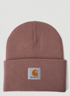 Logo Patch Beanie Hat