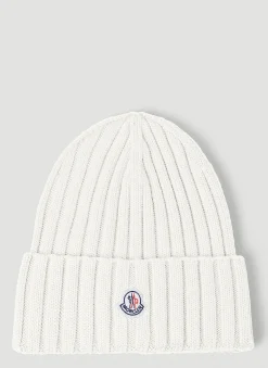 Logo Patch Beanie Hat