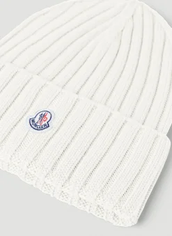 Logo Patch Beanie Hat