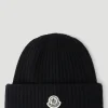 Logo Patch Beanie Hat