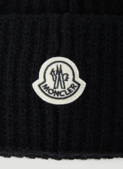 Logo Patch Beanie Hat
