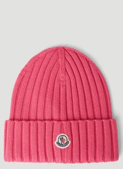 Logo Patch Beanie Hat