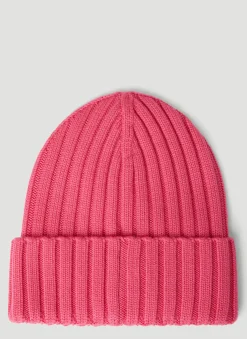 Logo Patch Beanie Hat