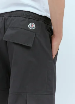 Logo Patch Cargo Pants