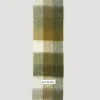 Logo Patch Check Scarf
