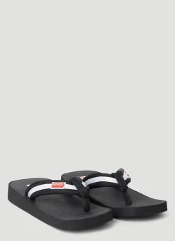 Logo Patch Flip Flops