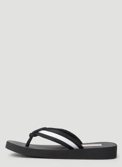 Logo Patch Flip Flops