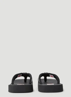 Logo Patch Flip Flops