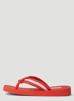 Logo Patch Flip Flops